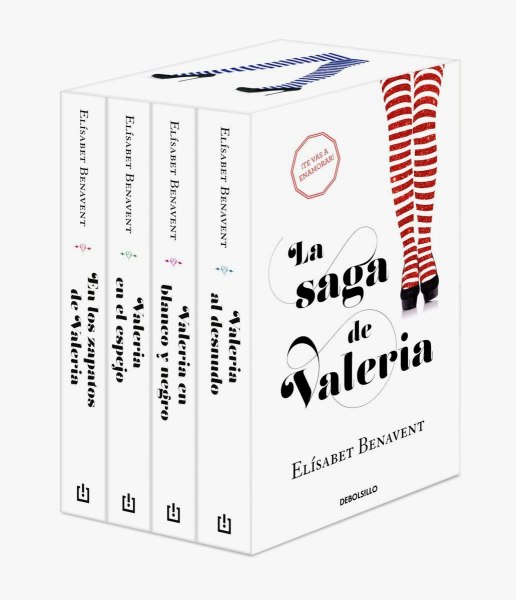 Caja La Saga De Valeria 4 Libros