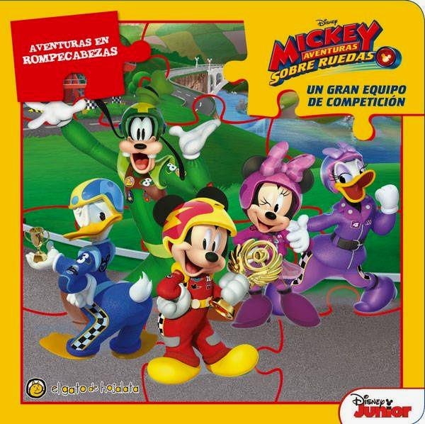 Mickey Un Gran Equipo De Competicion Rompecabezas