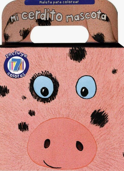 Maleta Para Colorear - Mi Cerdito Mascota