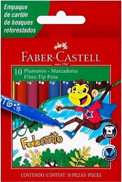 10 Marcadores Faber Castell