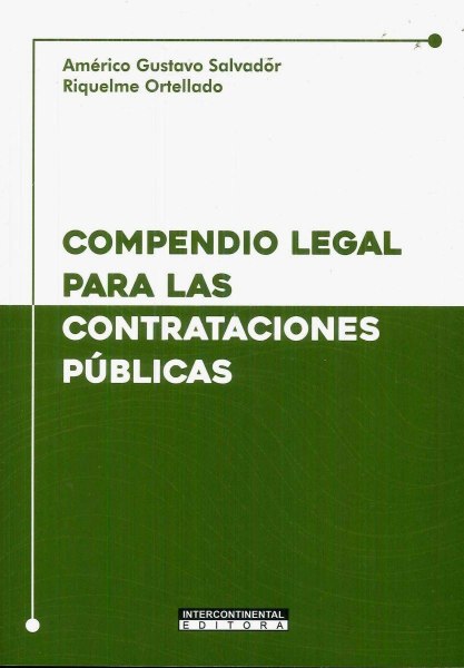 Compendio Legal Para Las Contrataciones Publicas