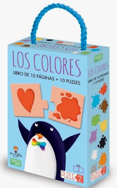 Los Colores Libro De 10 Paginas + 10 Puzles