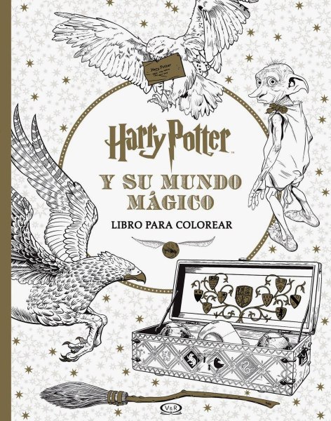 Harry Potter y Su Mundo Magico - Libro Para Colorear