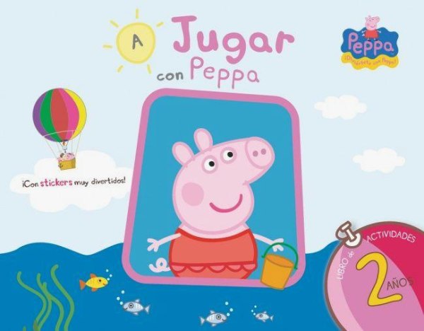 A Jugar Con Peppa - Libro De Actividades 2 Años